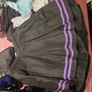 Purple and Black Cheer skirt